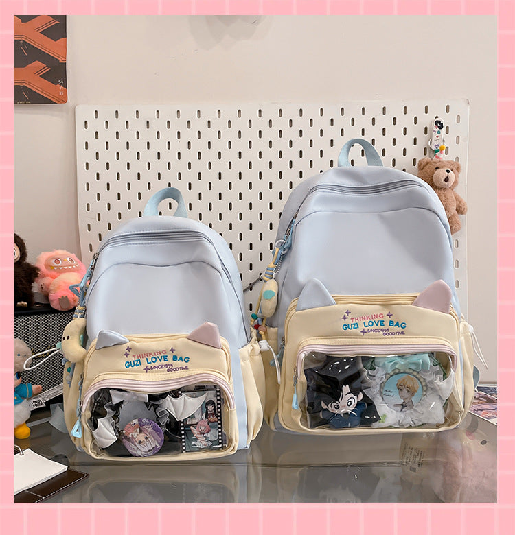 Schoolbags for Female Elementary School Students, Good-Looking, Sweet, Cute, New Style Backpacks for Junior High School Students, Small Backpacks for Travel and Study