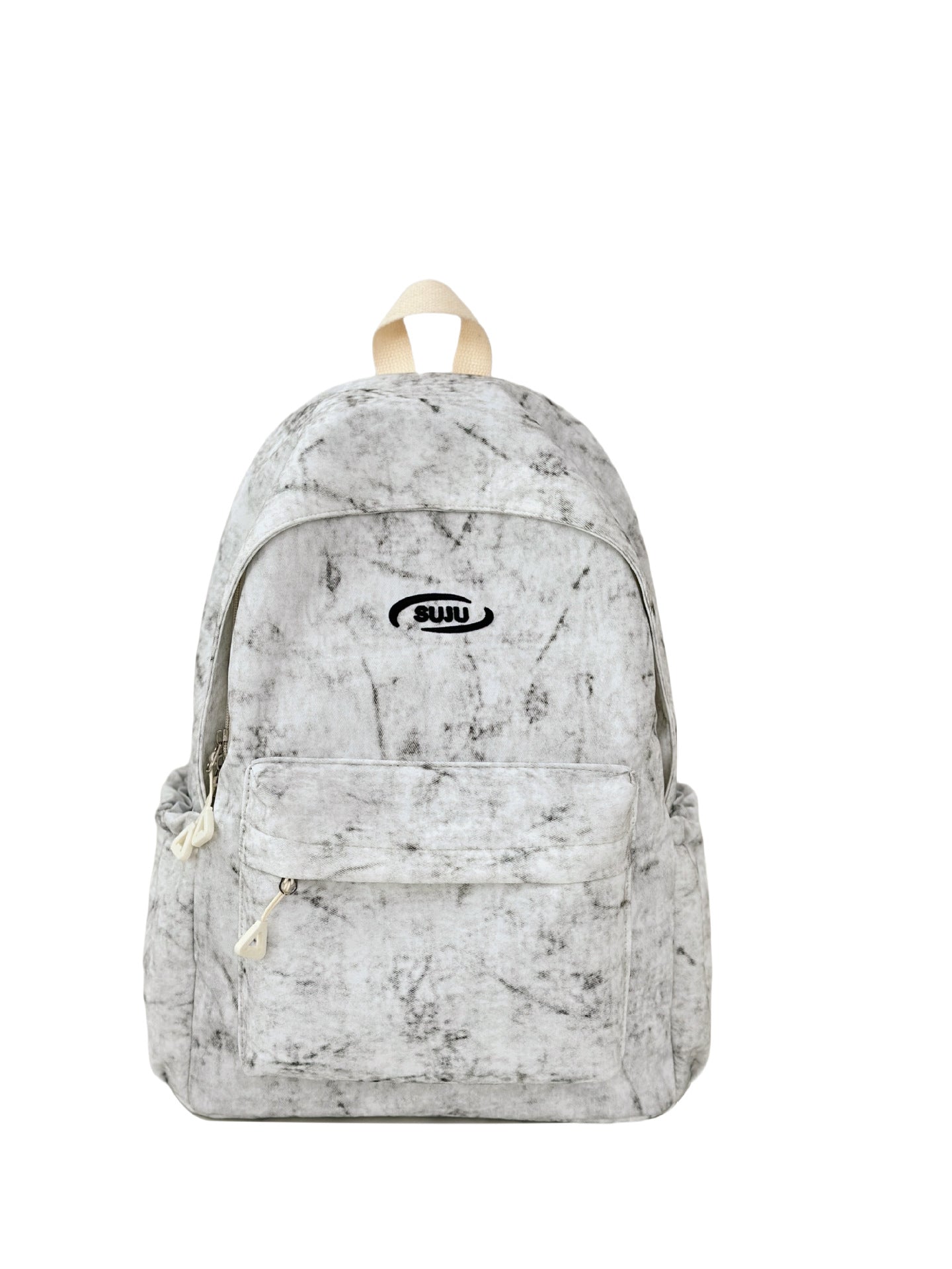 Korean Style Japanese Niche Fashion Simple Tie-Dye Backpack for Middle and High School Students, Large Capacity College Student Backpack