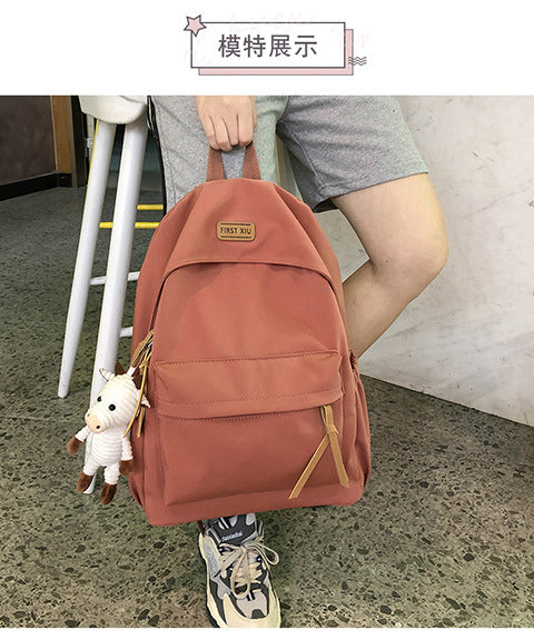 Cross-Border Schoolbags for Girls, Junior High School Students and High School Students Backpacks 2024 New College Students Men's Large-Capacity Travel Backpacks