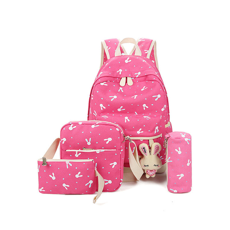 2023 new student schoolbag Korean style college style backpack bag large capacity Fashion travel backpack wholesale