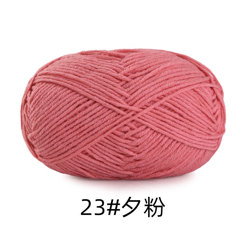 5 strands of combed cotton milk cotton wool ball acridine puppet excellent factory wholesale hand-woven crochet doll diy material