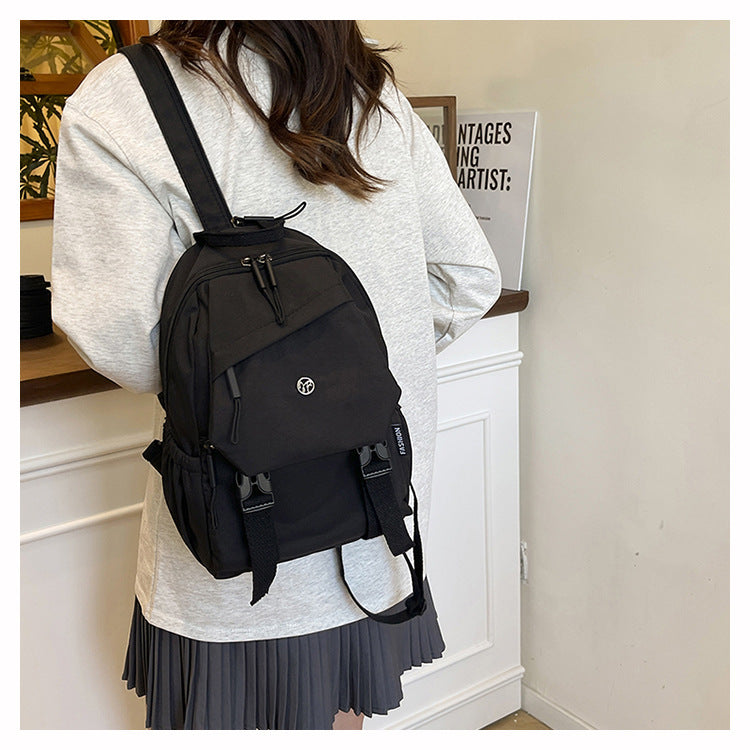 2025 Summer Workwear Style Simple Student School Bag Fashionable Oxford Cloth Backpack Outdoor Leisure Travel Backpack