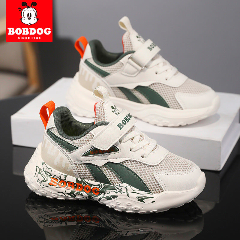 Children's Shoes 25 Spring and Autumn New Breathable Mesh Shoes Boys Shoes Anti-slip Mesh Surface Middle and Large Children's Leisure sneaker Soft