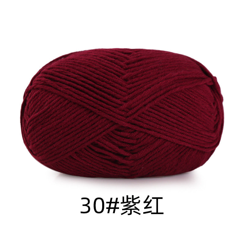 5 strands of combed cotton milk cotton wool ball acridine puppet excellent factory wholesale hand-woven crochet doll diy material