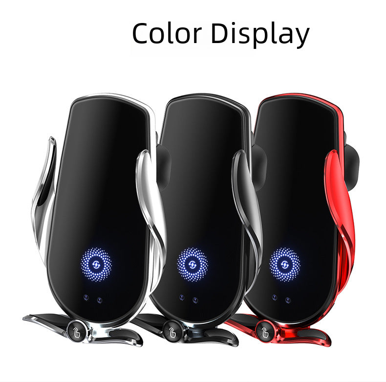 Magic clip M123 car wireless charger mobile phone bracket automatic induction electric clamping navigation bracket car bracket