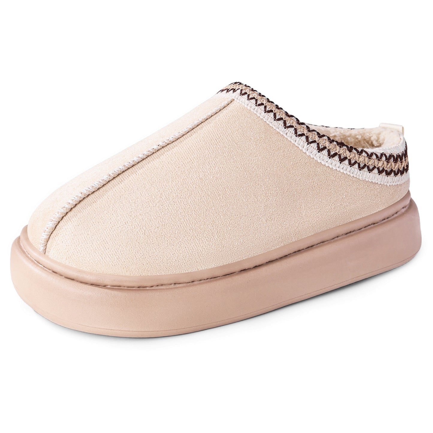 Women's Winter Cotton Shoes, Fleece-Lined Cotton Slippers, Large Size Thickeneded Short Boots, New Cross-Border Cold-Proof Snow Boots, Soft-Soled Warm Women's Cotton Boots