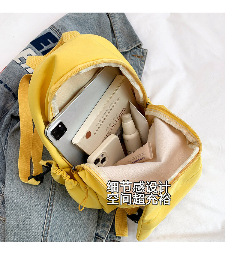 2025 Summer Workwear Style Simple Student School Bag Fashionable Oxford Cloth Backpack Outdoor Leisure Travel Backpack
