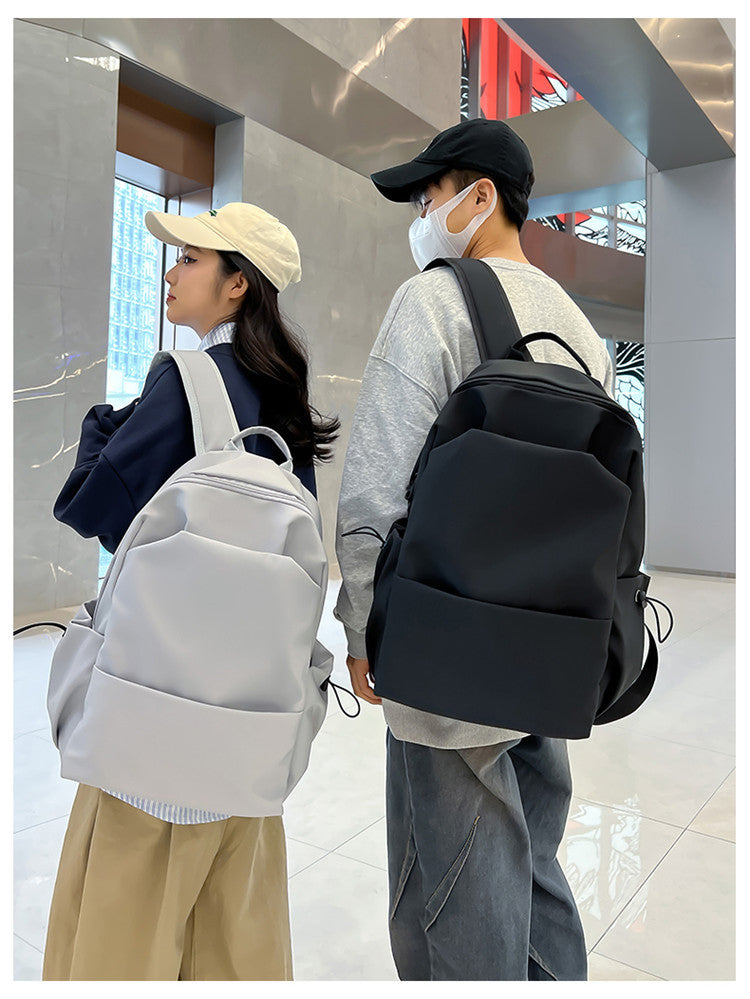 New Nylon Backpack Men's Computer Bag Men's Casual Senior high school College Student Schoolbag Simple Travel Backpack Wholesale