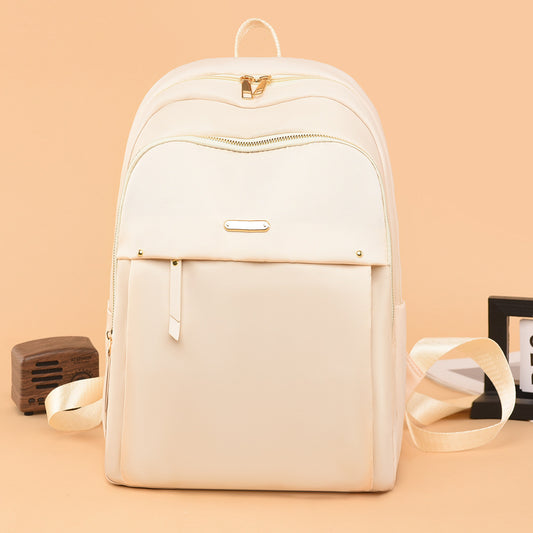 Backpack Oxford Cloth Backpack 2025 Large Capacity Computer Bag Fashionable Student Leisure Travel Lightweight School Bag