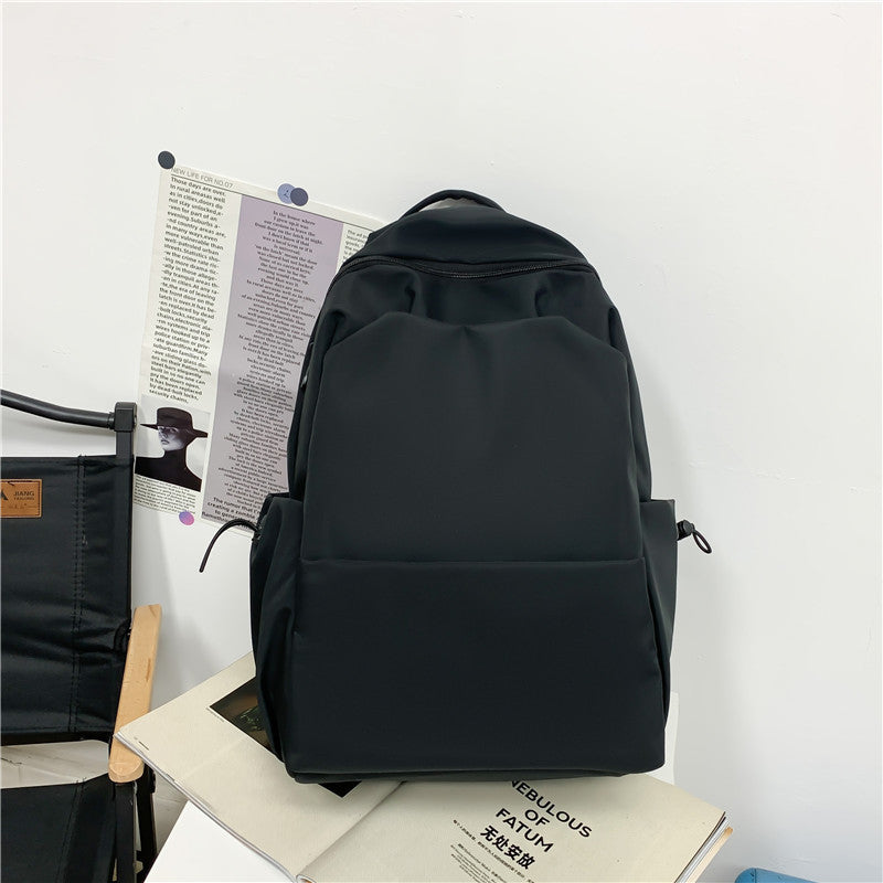New Nylon Backpack Men's Computer Bag Men's Casual Senior high school College Student Schoolbag Simple Travel Backpack Wholesale