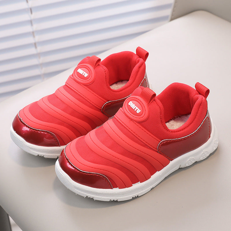 Children's Caterpillar Children's Shoes Summer Baby Toddler Shoes Boys Mesh Breathable sneaker Girls Spring and Autumn Running Shoes
