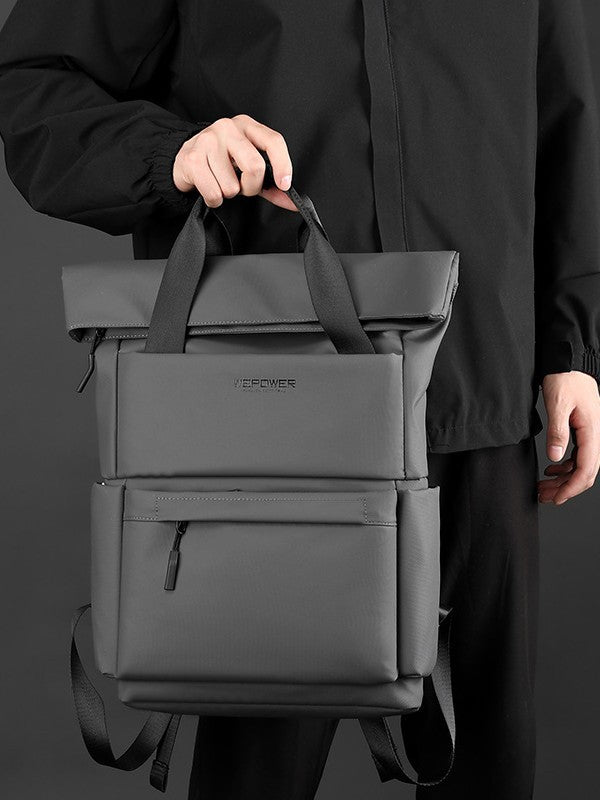 2025 New College Student Large-Capacity Backpack Short-Distance Travel Backpack Computer Bag Lightweight Casual School Bag Men's Model
