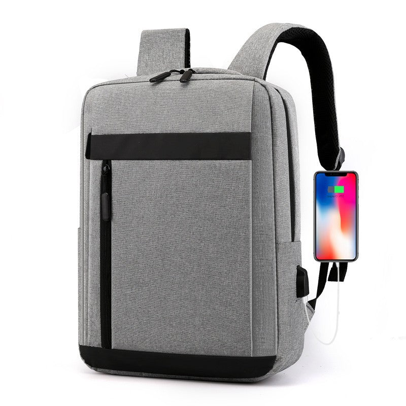 Cross-border backpack middle school student schoolbag Korean style versatile men's schoolbag casual simple nylon cloth large capacity backpack