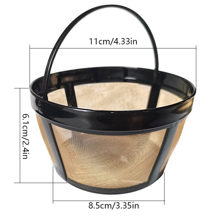 Coffee filter tea filter FDA filter 304 stainless steel mesh nylon coffee machine filter 4 cups 8 cups 12 cups