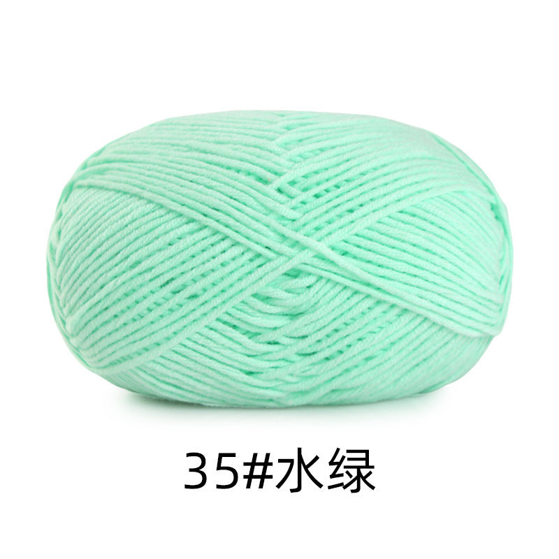 5 strands of combed cotton milk cotton wool ball acridine puppet excellent factory wholesale hand-woven crochet doll diy material
