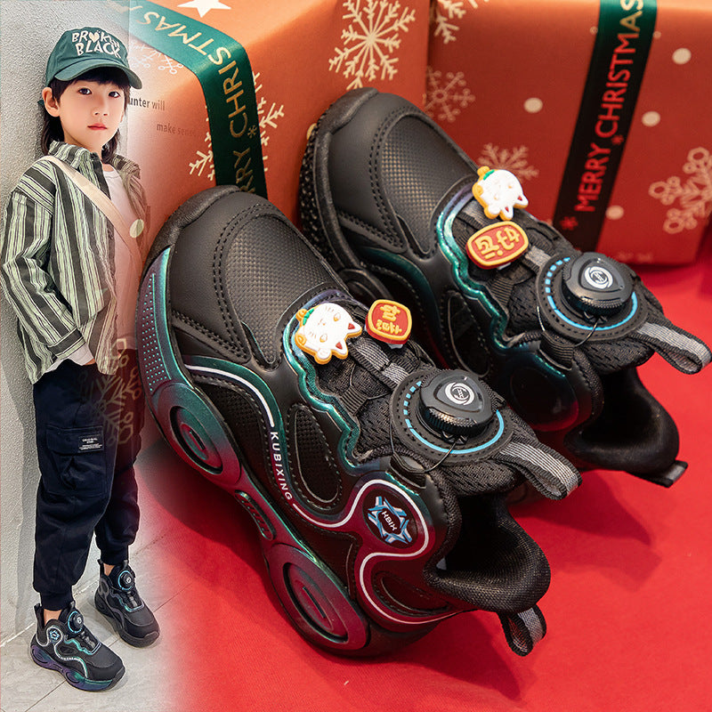 Children's sneaker New 2025 Spring and Autumn Spring Festival Red Fashion Boys and Girls Torre Shoes Casual Shoes Children's Shoes