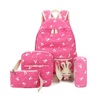 2023 new student schoolbag Korean style college style backpack bag large capacity Fashion travel backpack wholesale