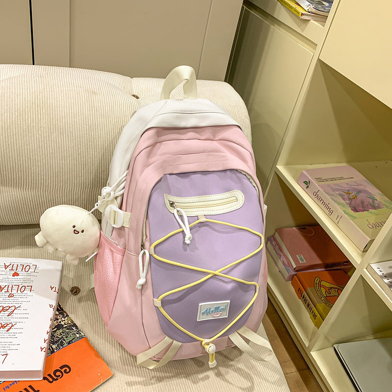 Cross-border Japanese Schoolbag Female College Students Large Capacity Senior high school Junior High School Students Travel Backpack Female Ins Trendy Cool Backpack