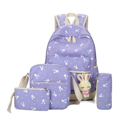 2023 new student schoolbag Korean style college style backpack bag large capacity Fashion travel backpack wholesale