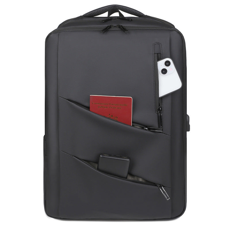 Cross-Border Business Backpack with Multiple Compartments, 2025 Back-To-School Season Student School Bag, Large Capacity Commuter Computer Bag Backpack