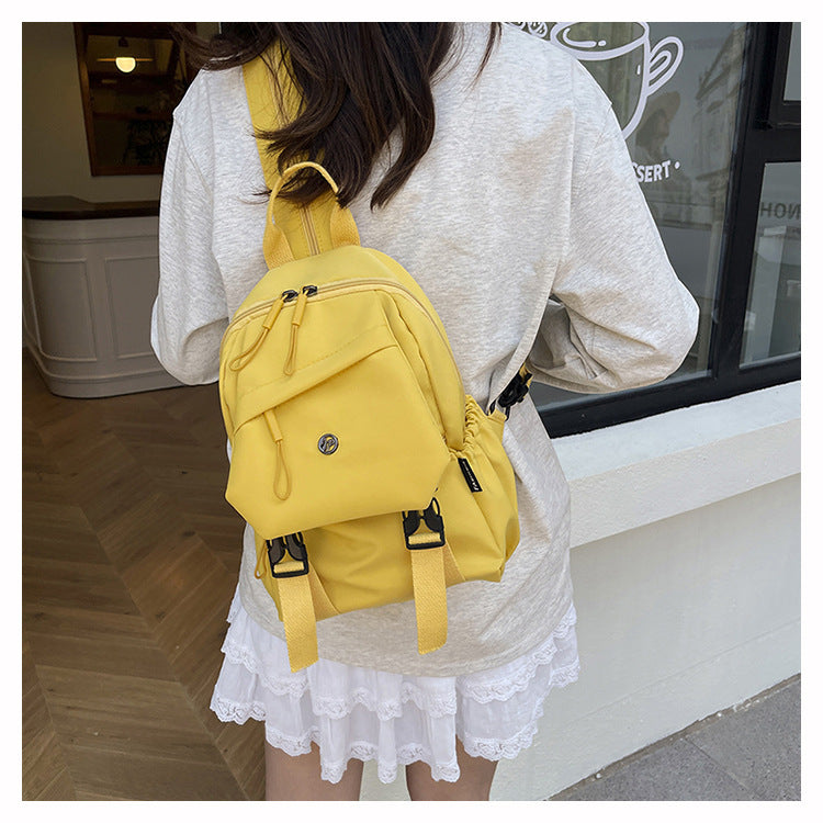 2025 Summer Workwear Style Simple Student School Bag Fashionable Oxford Cloth Backpack Outdoor Leisure Travel Backpack