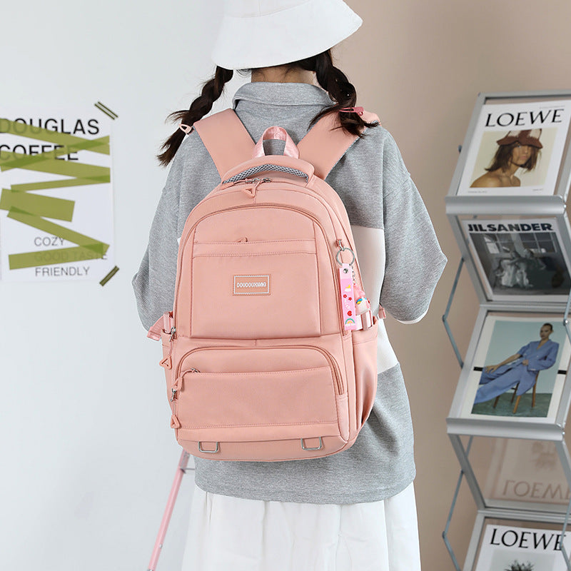Large-Capacity Student Schoolbag, Junior High School Student Backpack, Short-Distance Travel Multi-Functional Backpack, Mlb Backpack