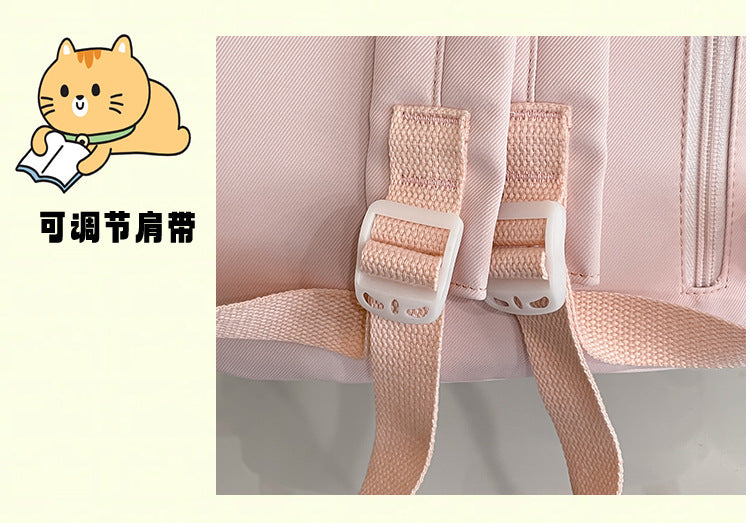 Schoolbags for Female Elementary School Students, Good-Looking, Sweet, Cute, New Style Backpacks for Junior High School Students, Small Backpacks for Travel and Study