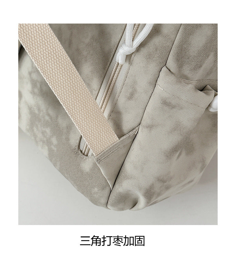New Retro Backpack Men's Mountaineering Bag Backpack Junior High School Student Travel Bag Personalized High School Student College Student Bag Female