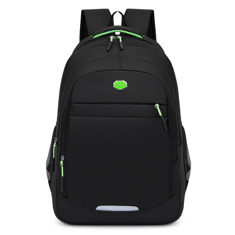 2025 New Style Backpack Simple Travel School Bag Junior High School and High School Students Large Capacity Fashionable Casual Men's and Women's Backpack
