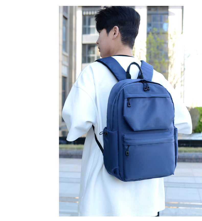 Printable Logo Backpack, Junior High School Student, High School Student, School Bag, Large Capacity Travel Bag, Casual Computer Backpack