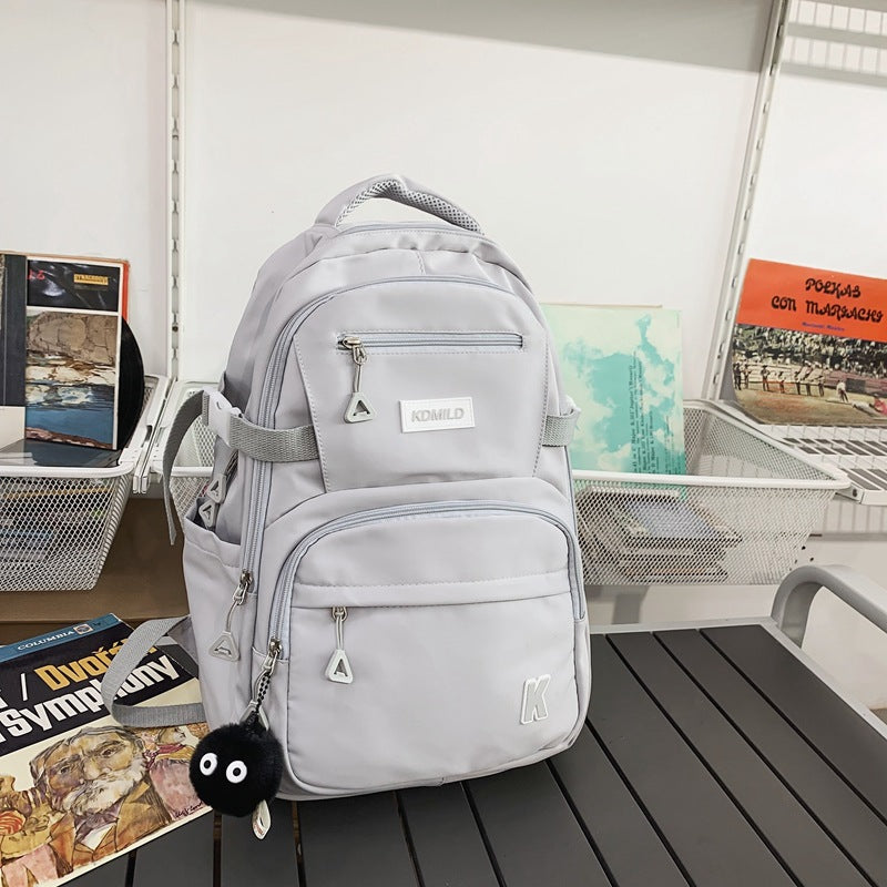 Backpack Large Capacity Female South Korea All-match High School Student College Student Schoolbag Mori Trendy Brand Junior High School Student Waterproof Backpack