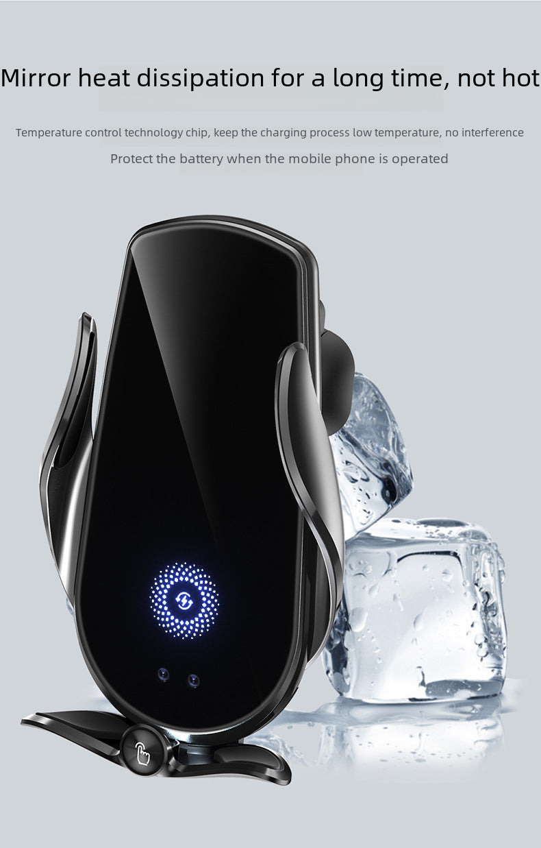 Magic clip M123 car wireless charger mobile phone bracket automatic induction electric clamping navigation bracket car bracket