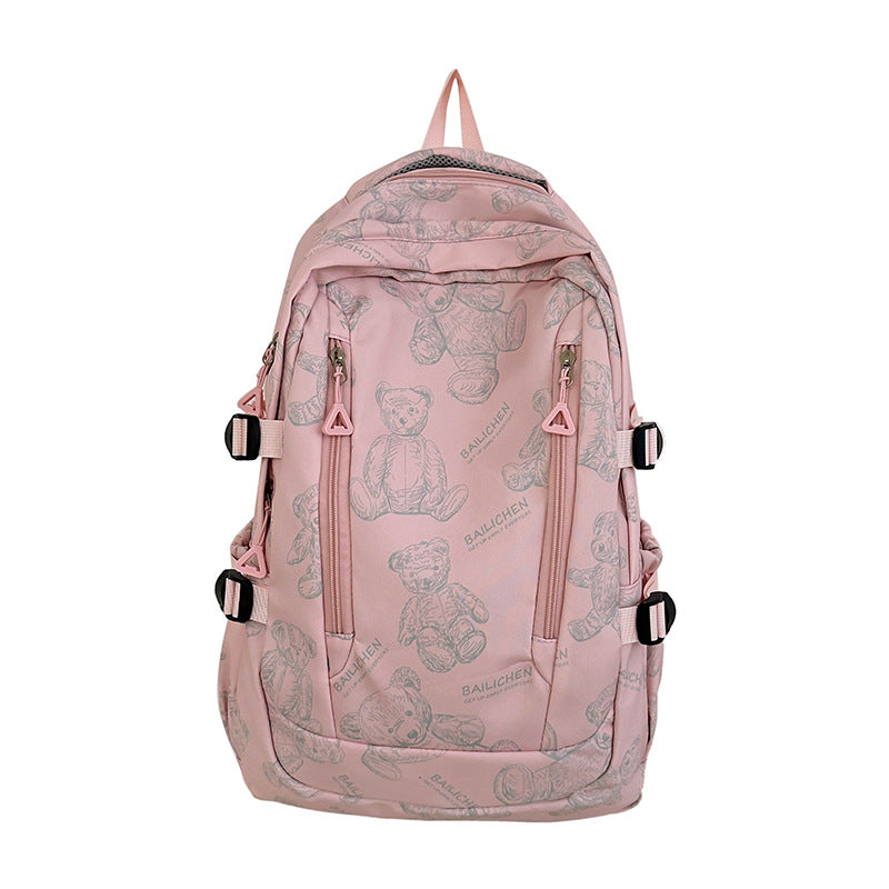 Student Schoolbag Primary School Students Junior High School Students New Large Capacity Backpack Autumn New Breathable Comfortable Backpack