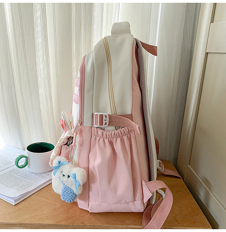 Wholesale Backpack Travel New Korean Style Fashion Large Capacity Junior High School and High School Student School Bag Leisure Travel School Bag