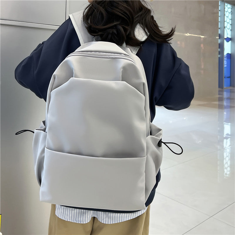 New Nylon Backpack Men's Computer Bag Men's Casual Senior high school College Student Schoolbag Simple Travel Backpack Wholesale