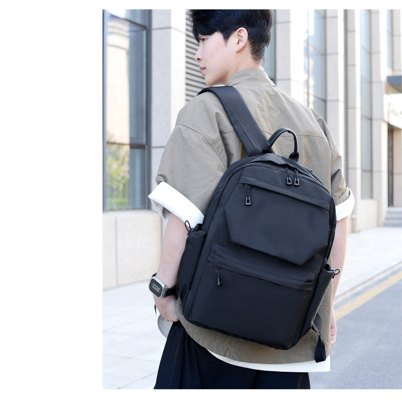 Printable Logo Backpack, Junior High School Student, High School Student, School Bag, Large Capacity Travel Bag, Casual Computer Backpack