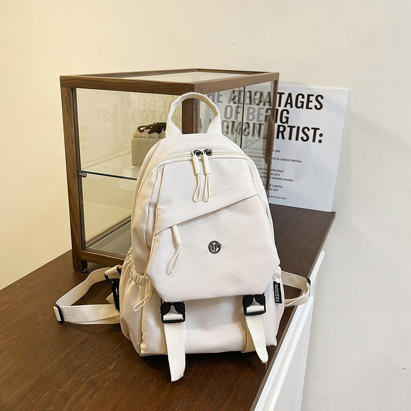2025 Summer Workwear Style Simple Student School Bag Fashionable Oxford Cloth Backpack Outdoor Leisure Travel Backpack