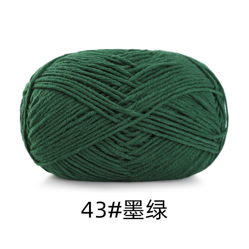 5 strands of combed cotton milk cotton wool ball acridine puppet excellent factory wholesale hand-woven crochet doll diy material
