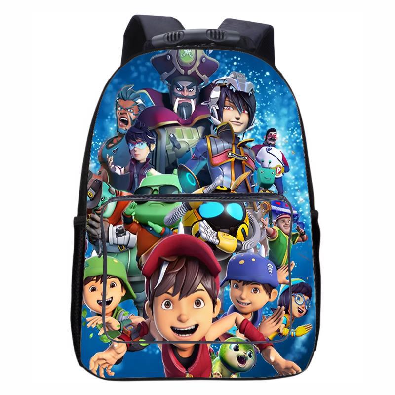 Boboiboy Primary and Secondary School Students' Schoolbags DIY Customized Boys and Girls Backpacks for Kidsren