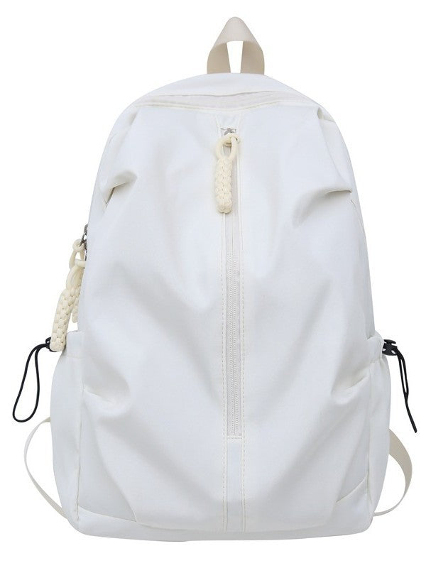 Travel Bag Ins College Student Simple Backpack K-Style Versatile Large Capacity Junior High School Casual Backpack Nylon School Bag
