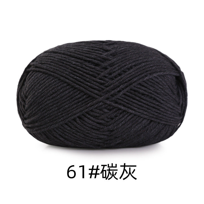 5 strands of combed cotton milk cotton wool ball acridine puppet excellent factory wholesale hand-woven crochet doll diy material
