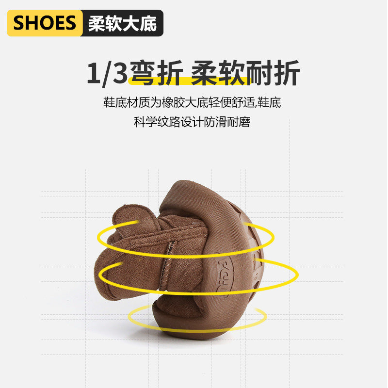 Children's Snow Boots Girls fleece-lined Thickened Boys Snow Cotton Children 2024 New Winter Big Cotton Shoes for Boys