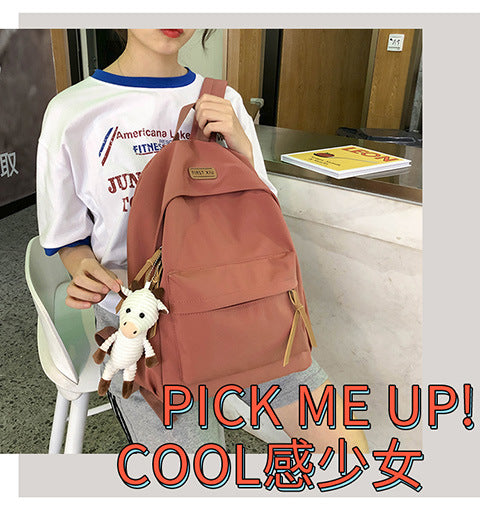 Cross-Border Schoolbags for Girls, Junior High School Students and High School Students Backpacks 2024 New College Students Men's Large-Capacity Travel Backpacks