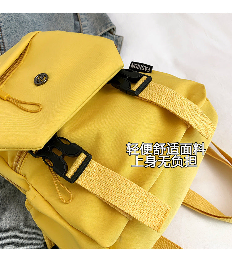 2025 Summer Workwear Style Simple Student School Bag Fashionable Oxford Cloth Backpack Outdoor Leisure Travel Backpack