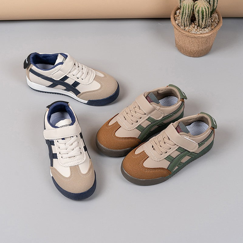 Boys' Soft-Soled Forrest Gump Shoes, Children's Campus Running Shoes, Non-Slip, Wear-Resistant Sports Shoes, Spring and Autumn Hiking Functional Shoes for Young Children