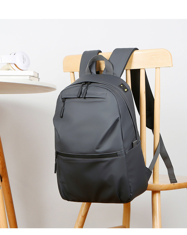 Large Capacity Schoolbag Junior High School Business Backpack Men's Advanced Sense Computer Bag Simple Lightweight New Cross-border Backpack