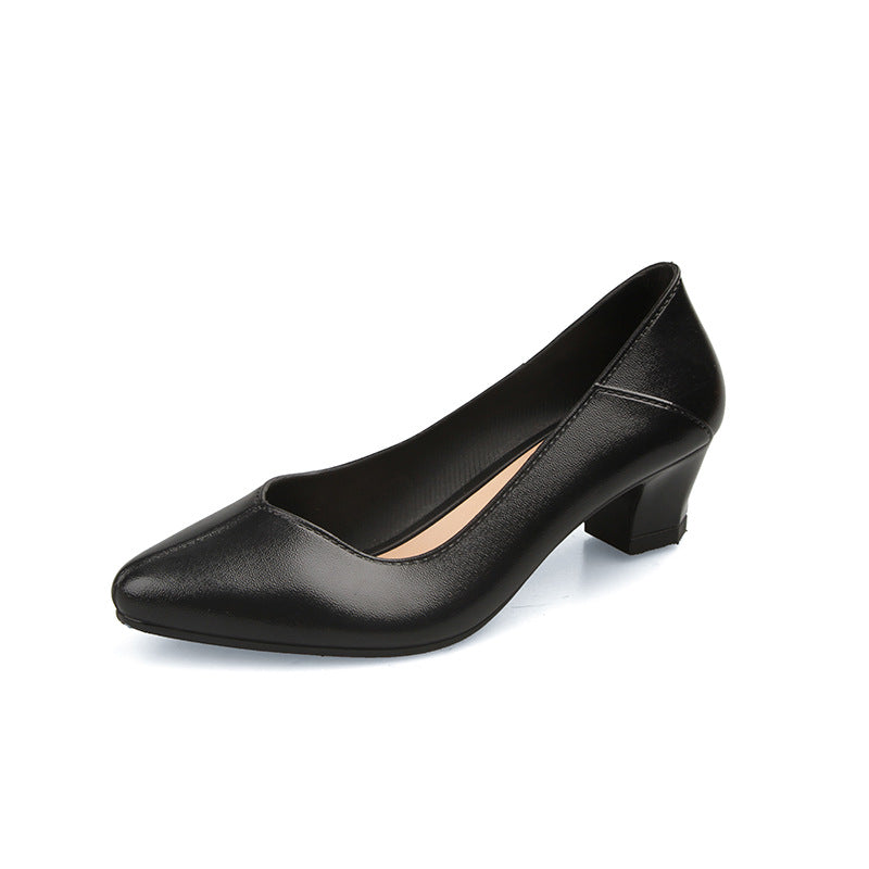 Fashion Women's Sandals Outer Wear Business White Collar Casual All-match Pointed Executive Women's Shoes Cross-border Business Wedge Shoes
