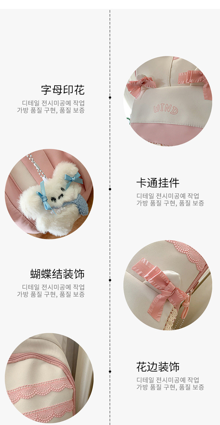 Wholesale Backpack Travel New Korean Style Fashion Large Capacity Junior High School and High School Student School Bag Leisure Travel School Bag