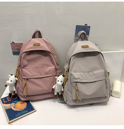 Cross-Border Schoolbags for Girls, Junior High School Students and High School Students Backpacks 2024 New College Students Men's Large-Capacity Travel Backpacks
