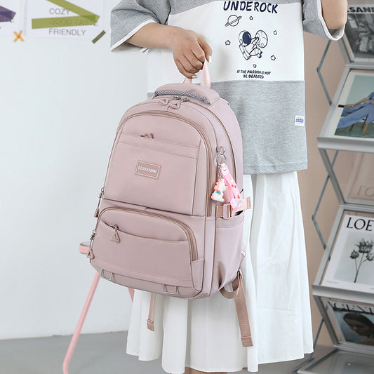 Large-Capacity Student Schoolbag, Junior High School Student Backpack, Short-Distance Travel Multi-Functional Backpack, Mlb Backpack